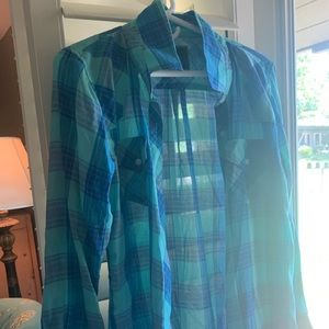 Rails plaid button up blouse 🖤